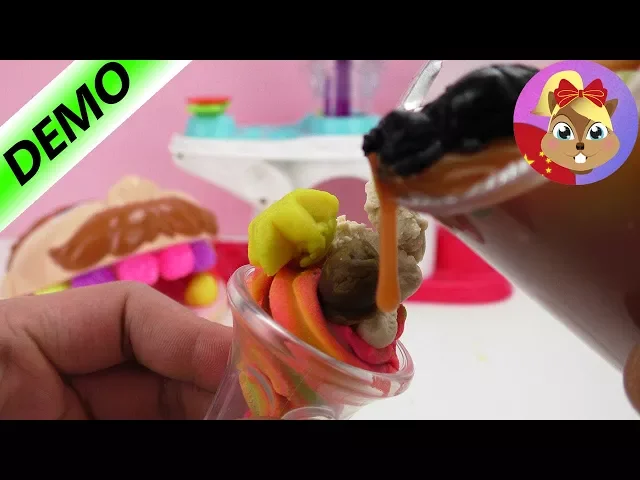 培乐多 play doh 超级炫酷冰激凌雪糕机器 一起来玩吧~